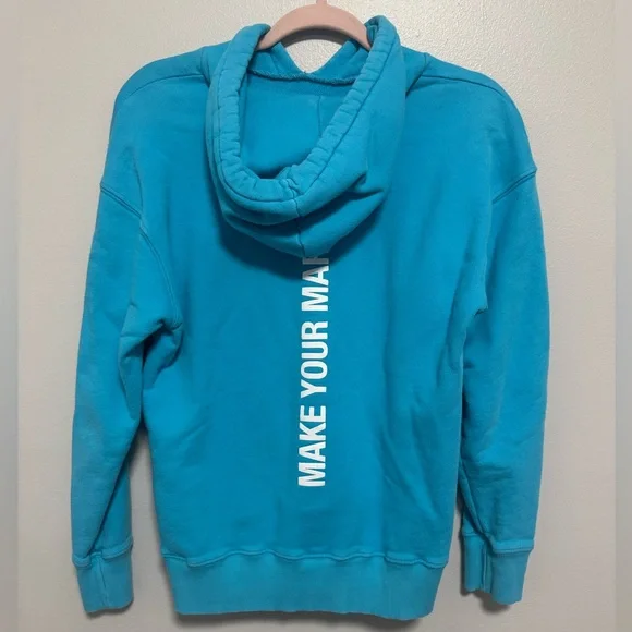 Peloton Downtown Oversized sweatshirt hoodie turquoise - Picture 5 of 11